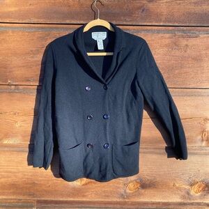 Vtg Double-Breasted Cardigan